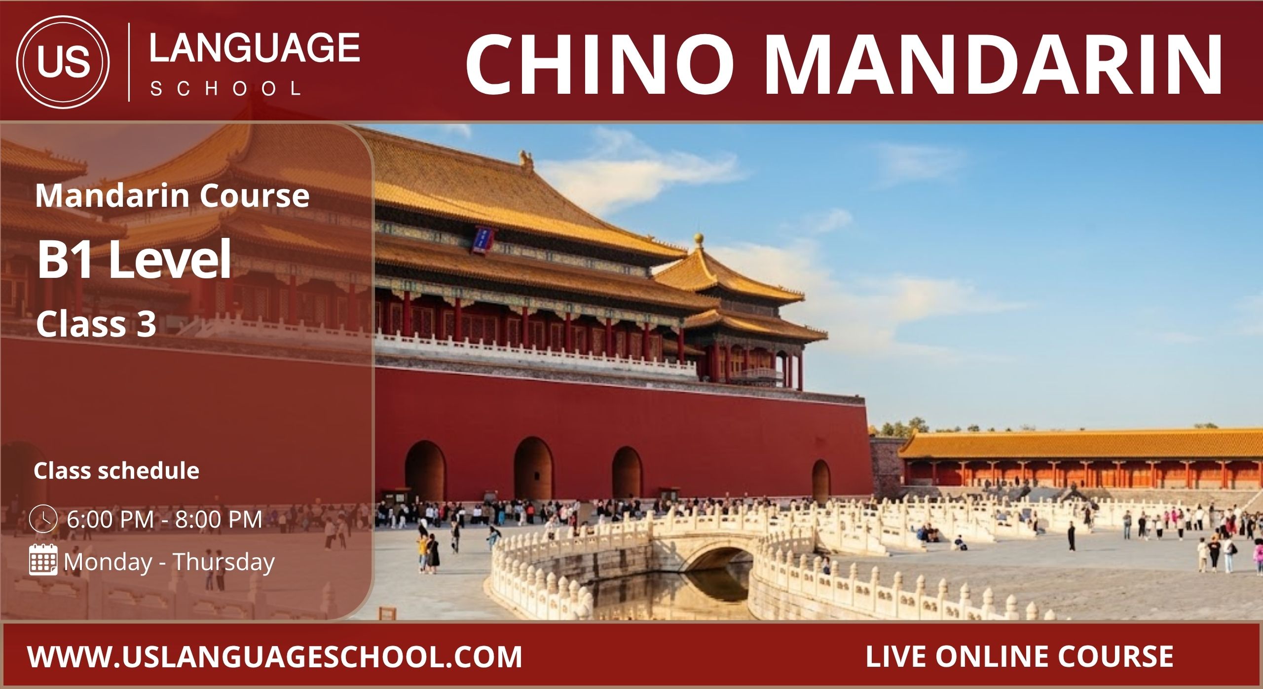 Mandarin Elite – Level 3 (B1) [Class 3 | 6:00 PM – 8:00 PM]